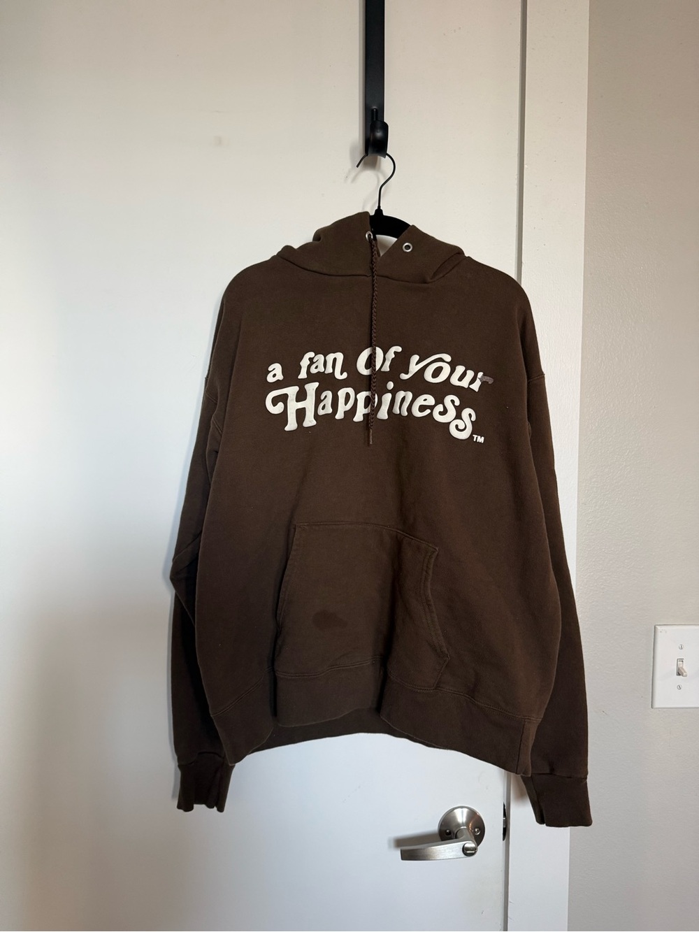 Brown Graphic Hoodie - A Fan Of Your Happiness